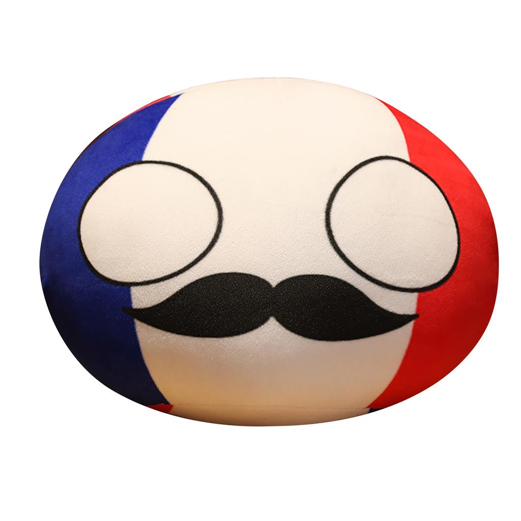 Мяч плюшевая игрушка США Франция Канада Англия Германия Короткая плюшевая игрушка
