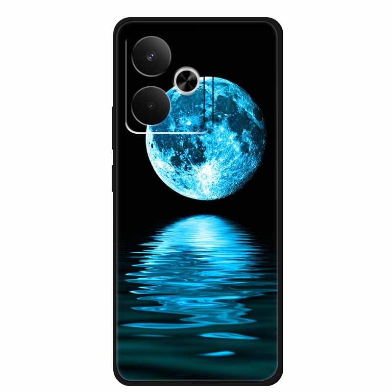 Чехол для телефона Realme GT7 GT 7T 7 T Сумка Черный Силиконовый Мягкий Задний Чехол Для Realme 14 4G 15 Pro Чехлы Coque Защитный Корпус