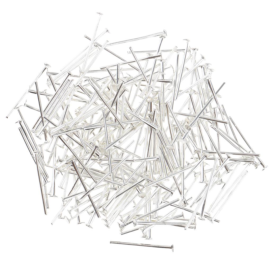 200 шт., 19 мм, шпильки, 1 мм, фурнитура для ювелирных изделий, ремесло