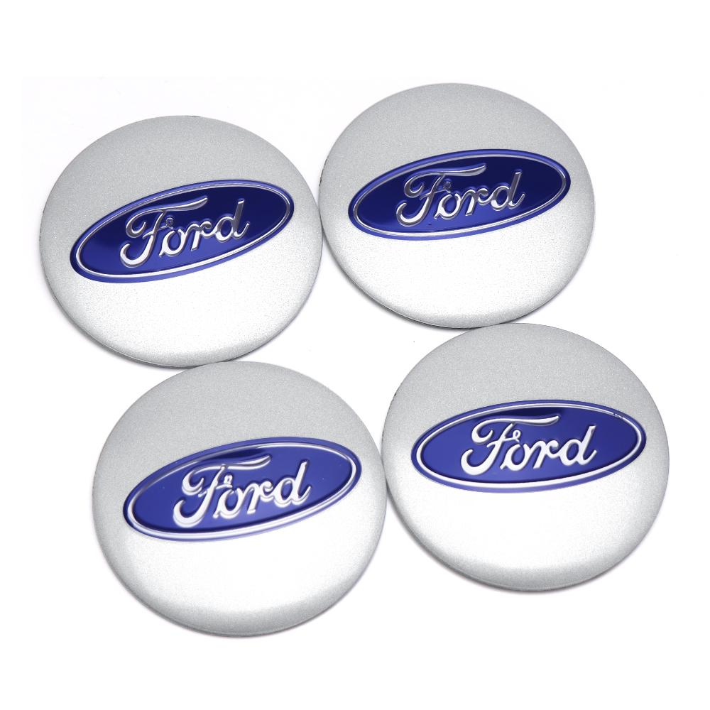 4Pcs 54mm/56mm/60mm For Ford Mustang ST Kuga Original Hubcaps Car Wheel Center Covers Sticker Auto Hub Caps Emblem Replacement