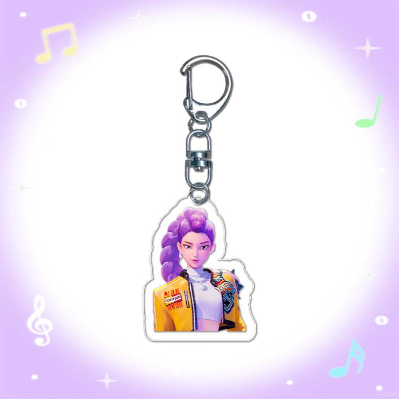 Cartoon Animation Movie Transparent Acrylic Pendant KPOP Girl Group Schoolbag Accessories Exquisite Gift Pendant