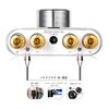 Усилитель мощности Nobsound NS-01G Pro, Bluetooth 5.0, 100 Вт, Усилитель, Динамик, HiFi Аудио, с блоком питания (Серебряный)