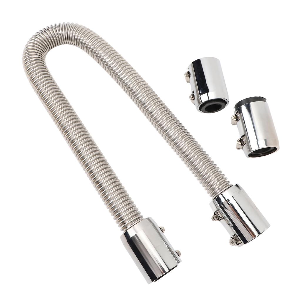 Coolant Radiator Hose 36in Flexible Stainless Steel Water Hose Kit for 1 1 4in 1 1 2in 1 3 4in 1 5 8in Radiator Necks