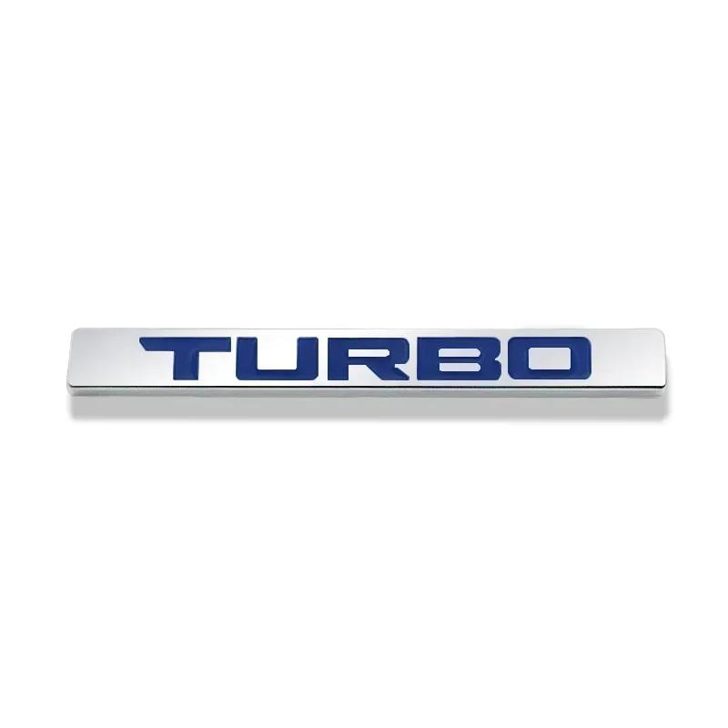 3D Металлические буквы TURBO Наклейка-значок на заднюю крышку багажника для Honda Civic Accord CR-V XR-V Fit Аксессуары для стайлинга автомобиля