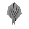 Women Knitted Shawl Wrap Striped Print Cardigan Cape Wool Cashmere Scarf Comfortable Ladies Accessory