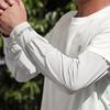 Мужские свободные рукава из ледяного шелка, охлаждающие нарукавники - Дышащие, быстросохнущие рукава для защиты от УФ-лучей для занятий спортом на открытом воздухе