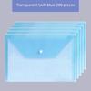 File Bag Large Capacity Plastic Folder Test Paper Storage Bag For Home Certificate Paper Induction Organizing Bag Thickened Diagonal Stripe Folder