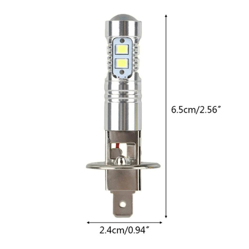 10 шт. светодиодные лампы H1 мощностью 200 Вт/комплект, мощность 50 Вт каждая.
