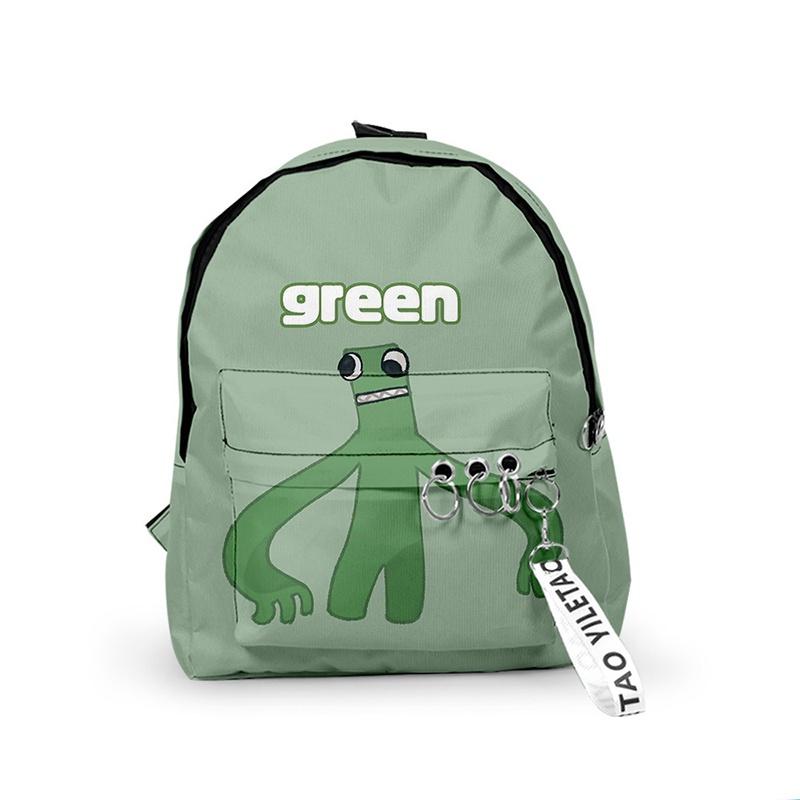 Рюкзак Roblox Rainbow Friends из прочного полиэстера, школьный рюкзак для путешествий, рождественский подарок