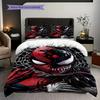 Spider-Man Superhero Series Bedroom Three-Piece Duvet Cover Bedding Set (1*Duvet Cover + 2*Pillowcase, Without Core)