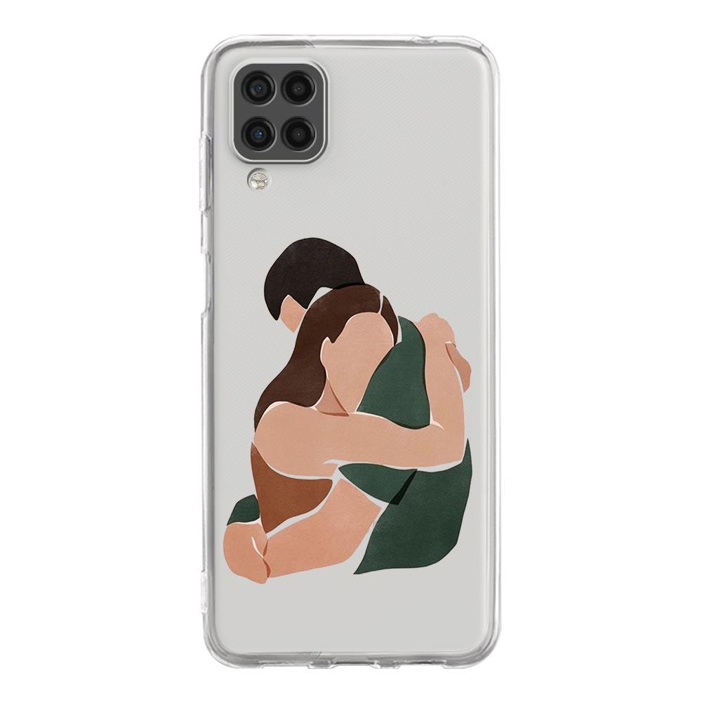 Чехол для телефона Samsung A13 A33 A35 A55 A73 A53 A23 A51 A71 A21S A12 A31 A41 A05s A15 A25 5G Прозрачный чехол Девочка Мама Семья