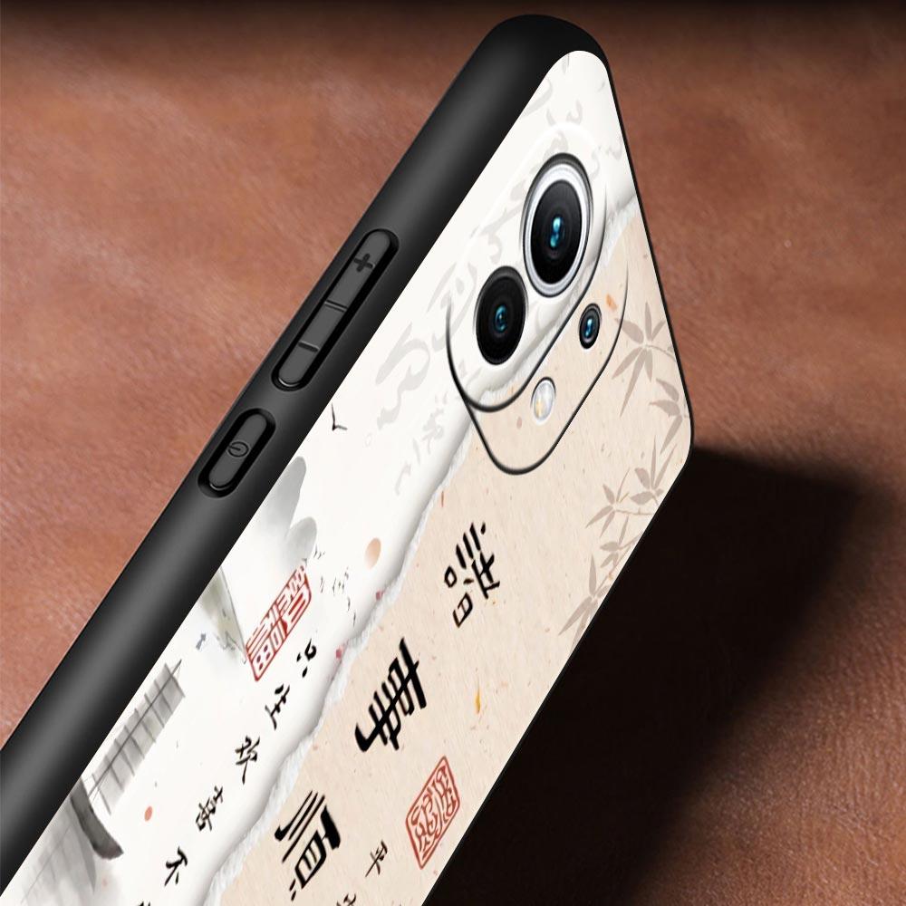 Chinese Words Catchphrase Free Trend Phone Case for Xiaomi Mi 17 15 14 13 12 11 Ultra 15T 14T 13T 12T 11T Pro Lite Soft TPU Bags