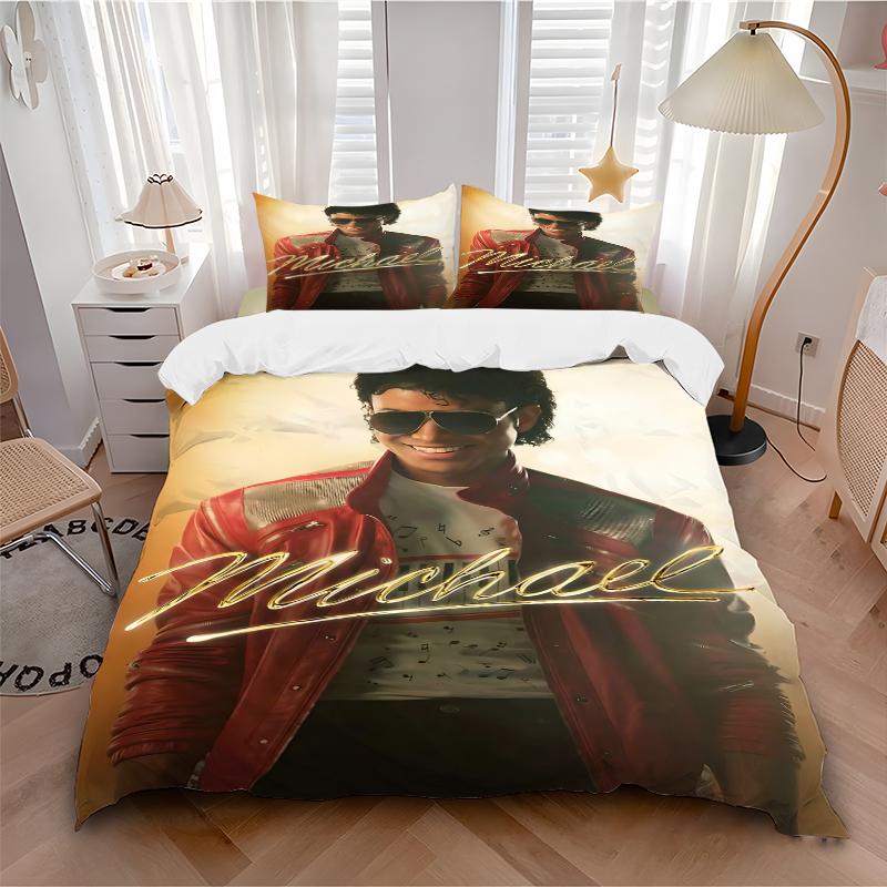 3Pcs Michael Jackson'S Legacy Bedding Sets For All Sizes New 3D Printed Bed Cover Comforter Duvet Cover Pillowcase Bedroom Decoration
