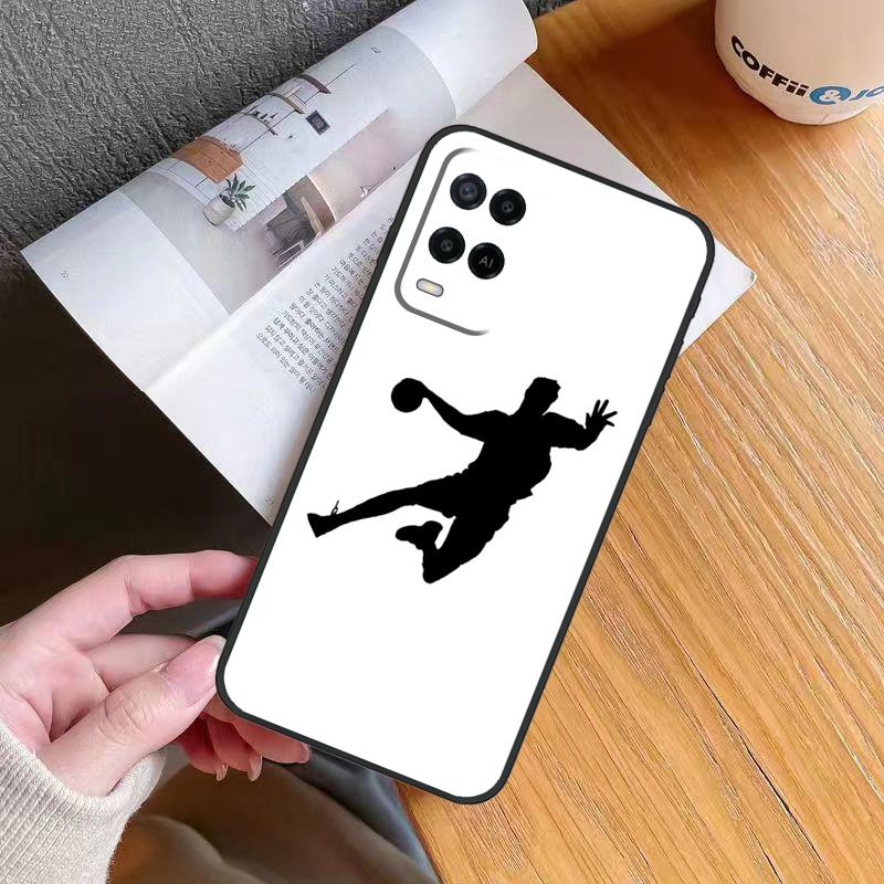 Чехол для гандбола Гандболист Для Oppo A6 A5 Pro A57 A17 A78 A54 A74 A94 A76 A16 A96 A18 A40 A60 A80 A38 A58 A98 A15