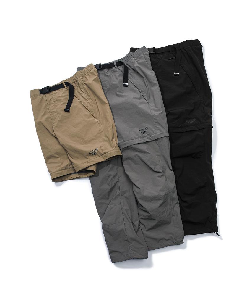 SLOWPOKE Two-Way Nylon Track Pants Black