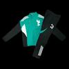 Color-Block Hooded Windbreaker Set Men Women Winter Sportswear Running Training Outfit