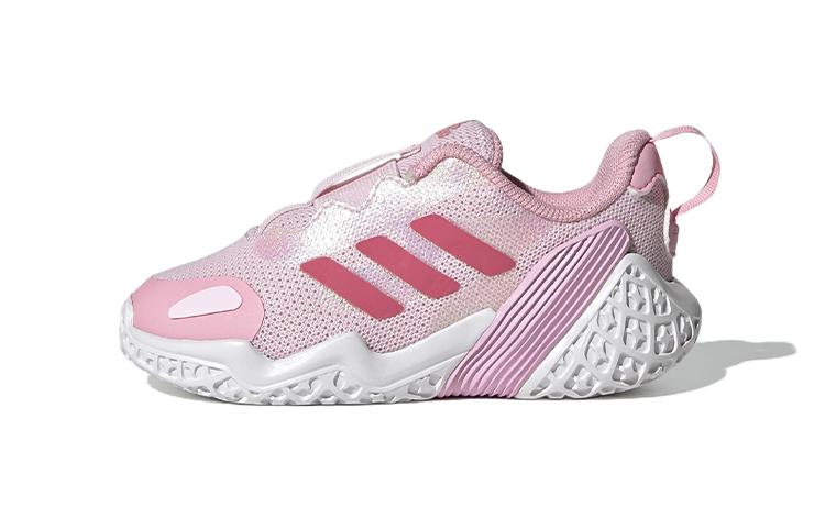 Adidas 4Uture Comfortable Slip Resistant Abrasion Resistant Low top Running Shoes Pink Infant And Toddler GW2880