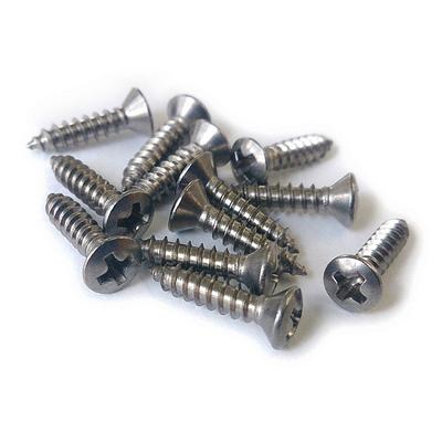 YJB PARTS дюймовые винты для накладки на бампер типа Fender 12 шт. #10017 (нержавеющая сталь)