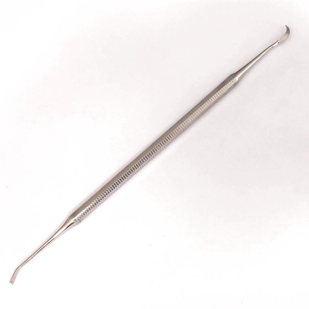 Стоматологический ортодонтический двусторонний лигатурный директор, изогнутый скейлер, тонкий узкий стоматологический инструмент, инструмент