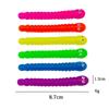 5 PCS Colored Caterpillar Pull Worm Noodle Fidget Toys Stretch String TPR Rope Anti Stress String Stress Relief Autism Vent Toys