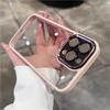 Применимо к чехлу для мобильного телефона Apple 18, металлический объектив, iPhone17promax, пропущенная этикетка, полностью закрывающий прозрачный защитный чехол от падения