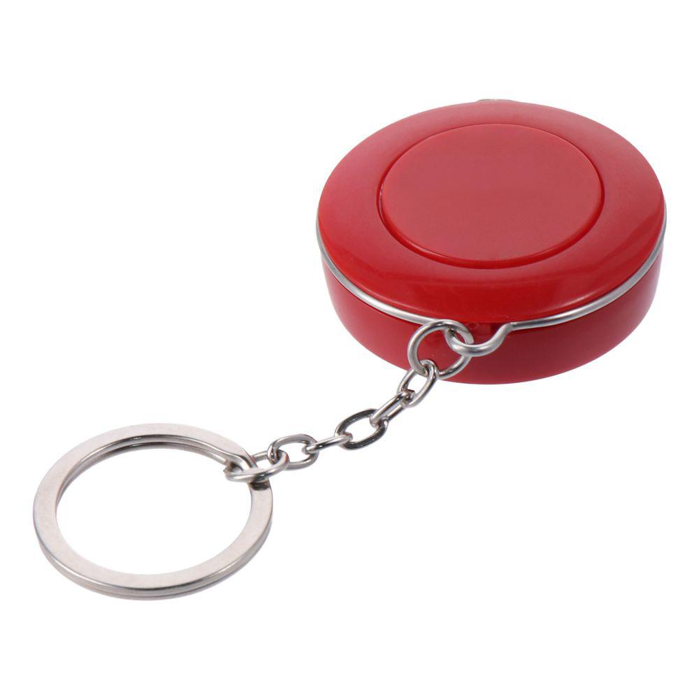 Red Small Keychain Fashion Clothes Measuring Tape Durable Gift Tape Measure  Outdoor