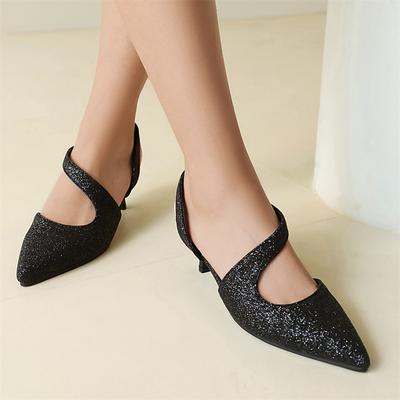 Мода Новый Дизайн Роскошные Черные Серебристые Туфли-стилет с Острым Носком на Высоком Каблуке Женские Сандалии Летняя Вечеринка Свадебное Платье Выпускной Обувь Туфли-лодочки 2025