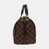 [Pre-Owned] Speedy 25 Checkered Strap Pillow Bag Coated Canvas Shoulder Tote - Very Good #15FF7C6