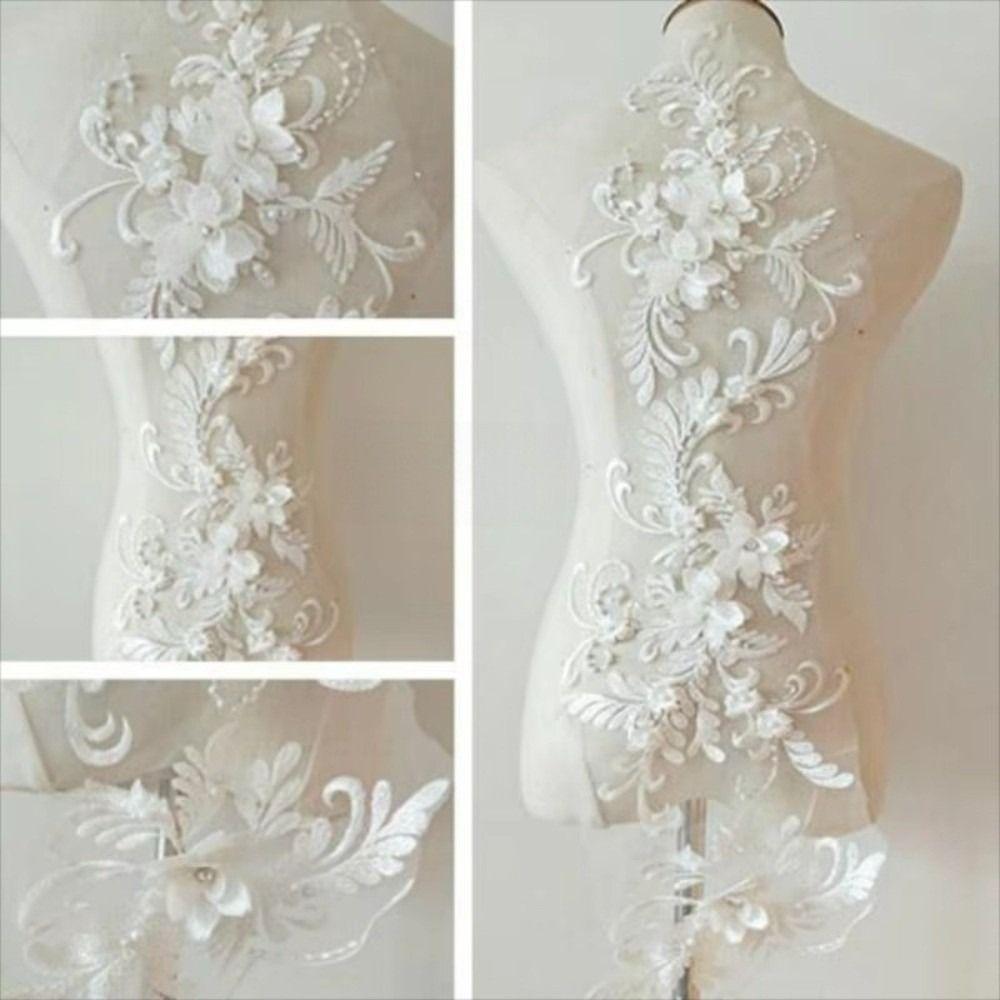 DIY Craft Flower Patch 3D Decoration Patch New Lace Applique Stage Dress