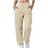 Sweatpants Women Pants With Pockets Fleece Lined Joggers Loose Jogger Pants
