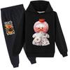 Детский комплект с капюшоном 3D Lalafanfan, пуловер, спортивный костюм K179, детский свитер + брюки