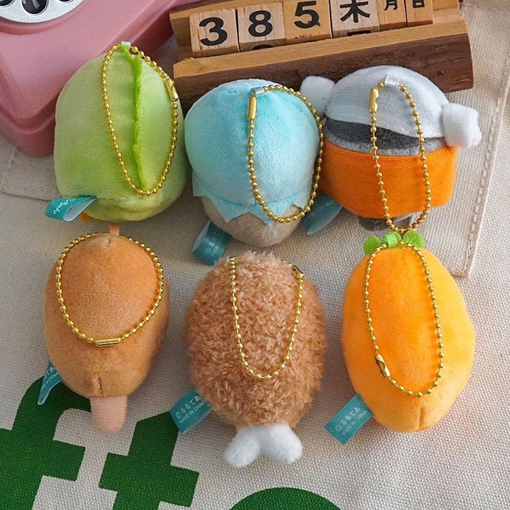 Pendant PP Cotton Sauna Women Key Holder Penguin  Pendant Plush Key Chain Korean Style Key Buckle