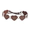 Trendy PU Leather Sash Waist Belt With Alloyed Clasp And Heart Design Perfect For Casual Outfits