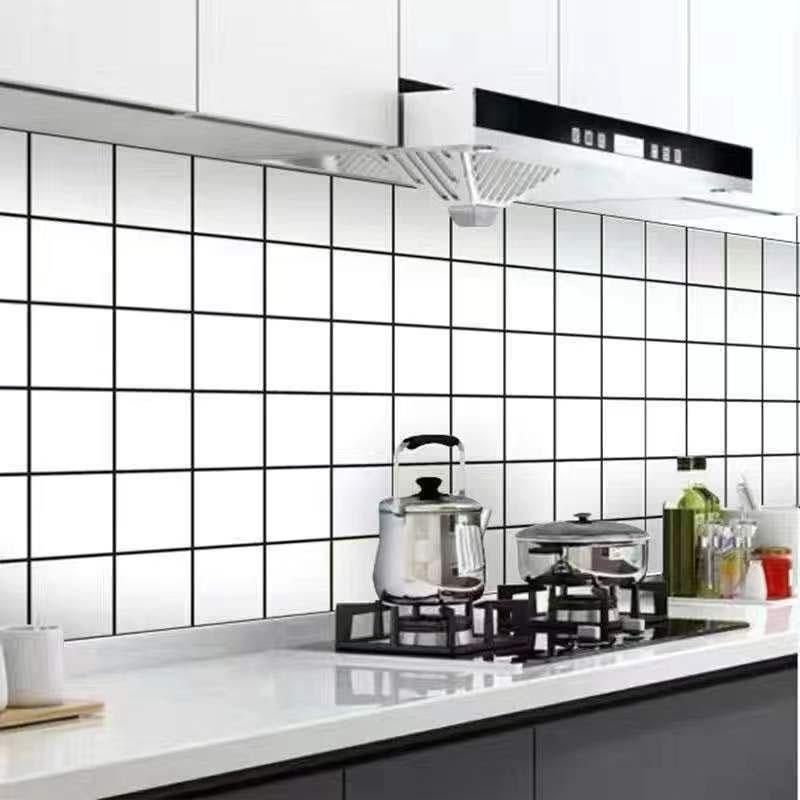 Самоклеящиеся обои для стен Легко клеятся Устойчивы к высоким температурам Наклейки на стены для кухонных шкафов 40 см Водонепроницаемые и маслостойкие