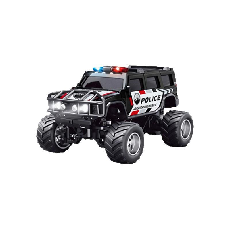 Хэнгуань 1:64 Мини-радиоуправляемая модель Hummer для дрифта по бездорожью, полицейская гоночная машина, игрушка из сплава