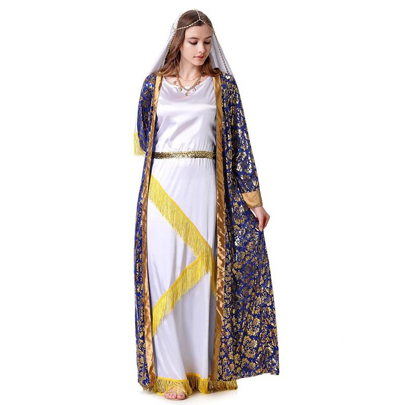 Halloween Costume Dress Women Long Skirt Outfit Fantasy Theme Cosplay Ensemble