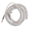 VCC90 Guitar & Bass Shielded Cable, Coiled Cord, 9m, White