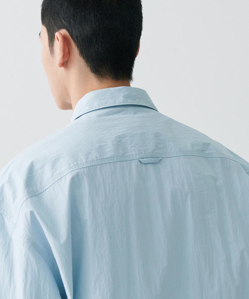 MUSINSA STANDARD [City Leisure] Cn Oversized Shirt [Cloudy Blue]