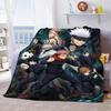 Jujutsu Kaisen Warm Throw Blanket Flannel Soft Cozy Lightweight Blanket for Bed Sofa Home Decor -QJY