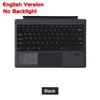 Беспроводная Bluetooth-клавиатура для Surface Pro 3, 4, 5, 6, 7, 8 X Go 1, 2, 3, клавиатура с трекпадом