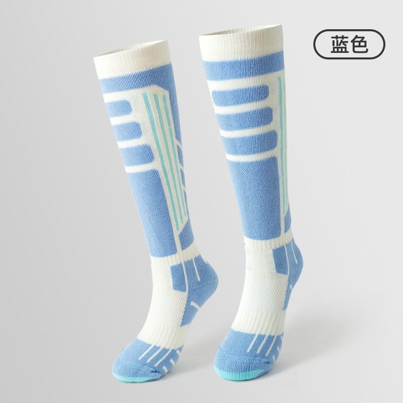 Womens Winter Thermal Merino Wool Blend Ski Socks Mountain Hiking Outdoor Sports High-Cut Warm Anti-Slip Moisture-Wicking