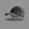 Punk Baseball Cap Rivet Safety Pin Chain Decor Washed Denim Hat Men Women Gothic Streetwear Adjustable Snapback Sun Visor Cap
