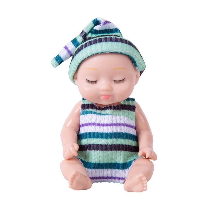 Simulation Doll Doll Toy Mini Cute Sleeping Baby With Clothes Accessories Joints Movable Mini Doll Children'S Birthday Present.