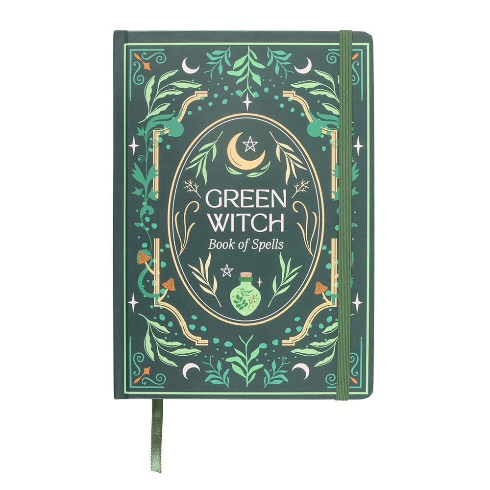 Something Different Green Witch A5 Notebook