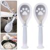 Standing Non-stick Rice Spoon Silicone Canteen Serving Spoon Rice Spoon  Kitchen Accessories