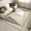 Большой ковер с принтом скандинавской абстрактной геометрии, противоскользящий и износостойкий мягкий коврик для гостиной, спальни, ковер, легко чистить