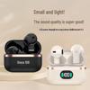 Leather Texture Semi-In-Ear Bluetooth Earphones S2 S3 S4 with Digital Display for Sports