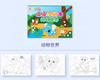 For Children Coloring Drawing Paper Books With Dot Marker Pens Painting Tools Education Activity Stationery