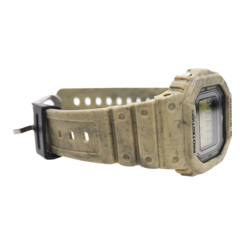 Casio Серия G-Shock Универсальные кварцевые часы Водонепроницаемые Спортивные Повседневные Солнечный кварцевый механизм Ремешок из смолы Унисекс часы Желтые GW-B5600SL-5JF