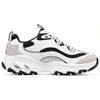 Skechers Arch Fit DLites Тканевые Модные Повседневные Удобные Универсальные Низкие Папины Кроссовки Женские Кроссовки Черно-Белые 149805-WBK